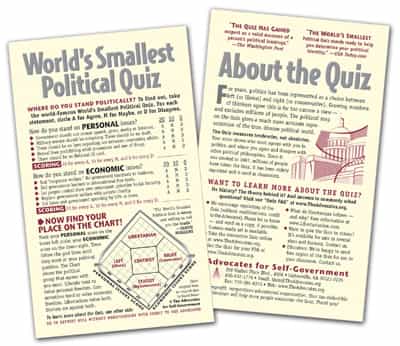 Deluxe Quiz (postcard size - 5.8" x 3.5")