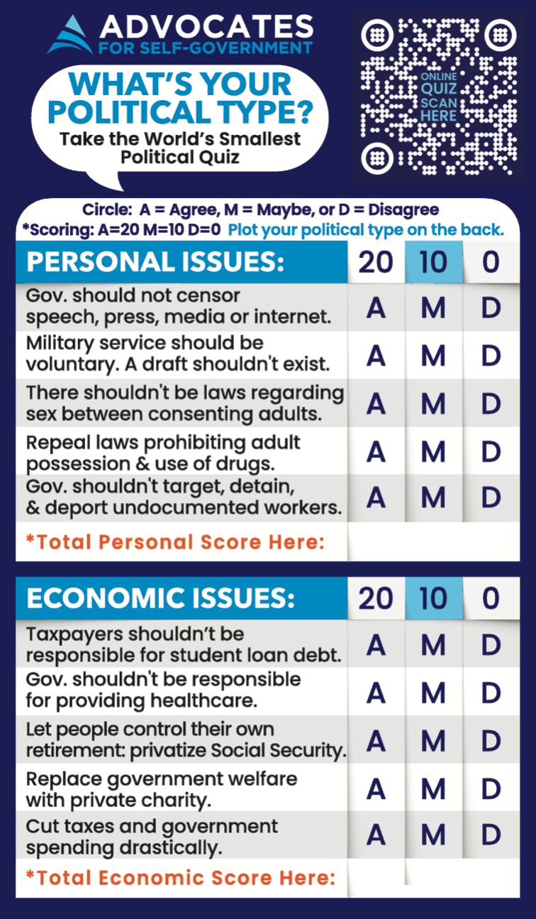 New 2020 Deluxe Quiz (postcard size - 6" x 3.5")